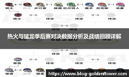 热火与猛龙季后赛对决数据分析及战绩回顾详解