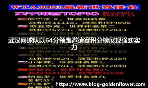 武汉网球队以64分领跑邀请赛积分榜展现强劲实力